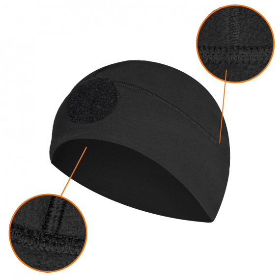 Шапка Camotec Beanie 2.0 Police Чорна Фото 2